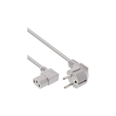 16647B 1m Accoppiatore C13 CEE7/7 Grigio cavo di alimentazione - Foto 1