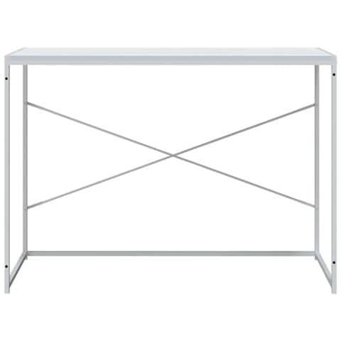 Scrivania per Computer Bianca 110x60x70 cm in Truciolato - Foto 7