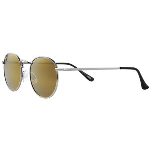 Ob130-02 Occhiali Da Sole Unisex Montatura Metallo Oro Lenti Oro Specchio - Foto 1