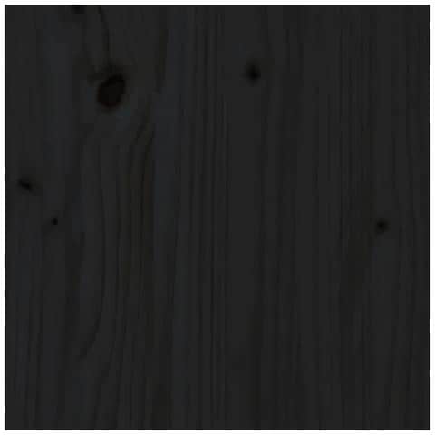 Panca Da Ingresso Nero 110x40x60 Cm In Legno Massello Di Pino - Foto 2