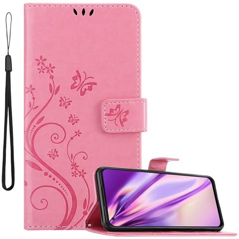 Custodia Compatibile Con Asus Zenfone 8 In Rosa Fiore - Coperchio Protettivo In Design Floreale Con Chiusura Magnetica, Funzione Stand E Slot Per Carte - Foto 1