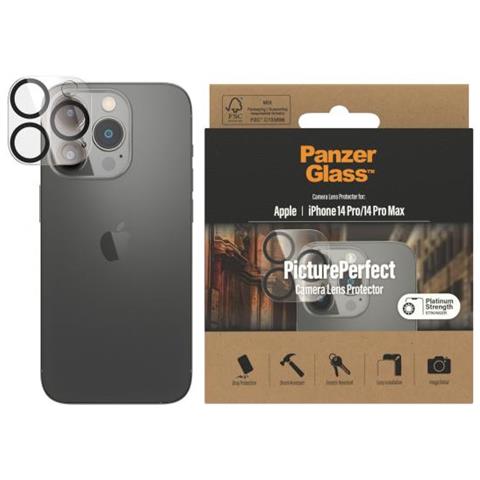 Kamera Protector Fr Apple Iphone 2022 6.1"" Pro / 6.7"" Pro Max Pellicola Proteggischermo Trasparente 1 Pz - Foto 2