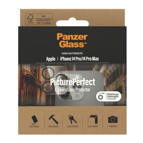 Kamera Protector Fr Apple Iphone 2022 6.1"" Pro / 6.7"" Pro Max Pellicola Proteggischermo Trasparente 1 Pz - Foto 3