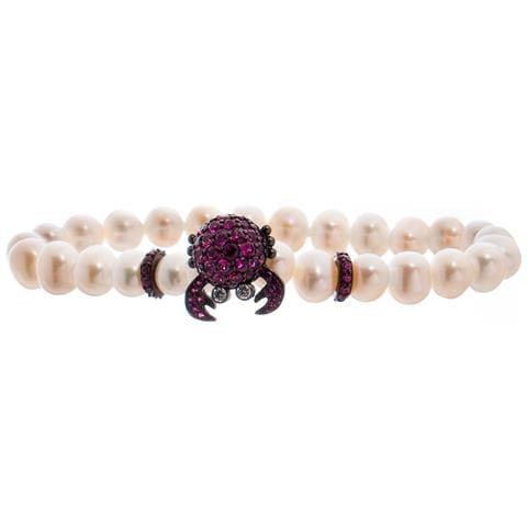 Gioielleria Jla-brcrab5wh. Bracciale, Colore Viola. Donna. - In ordine - Foto 2