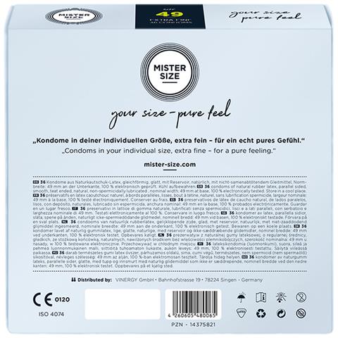 Preservativi Mister Size Ø 4,9 Cm - Foto 4