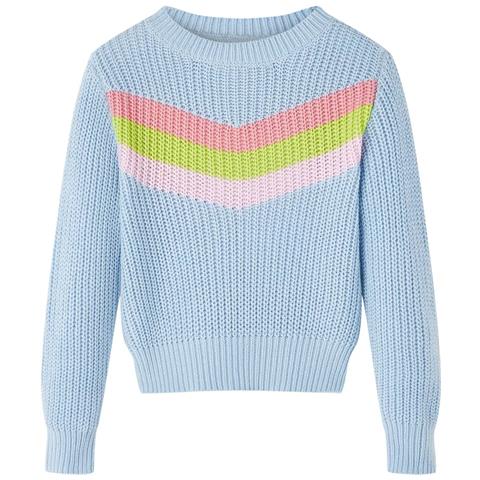 Maglione Per Bambini Lavorato A Maglia Blu 128 - Foto 1