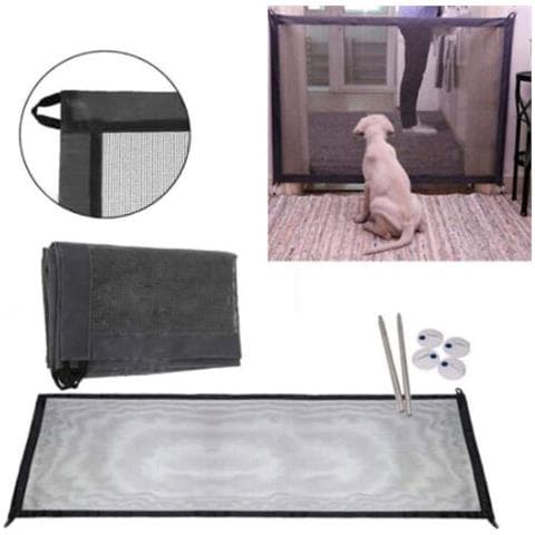 Recinto Cane Rete Cancelletto Casa Protezione Regolabile Animale 110x72cm - Foto 1