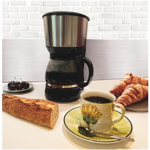 Caffettiera Con Filtro 10 Tazze 750w Nero /acciaio Inox - 8629 - Foto 3