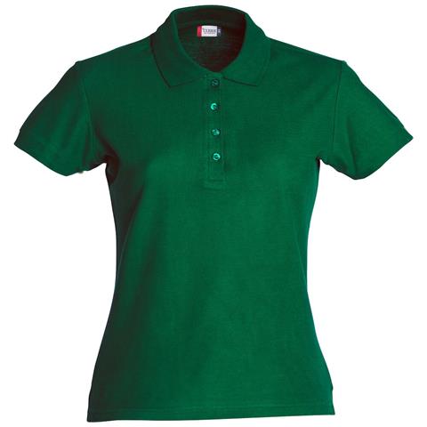 Basic Polo Ladies Verde Bottig M - Foto 1
