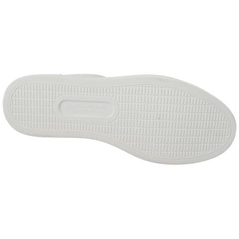 Scarpe Da Ginnastica Basse In Pelle Oro Bianco - Eu45/us12 - Foto 2