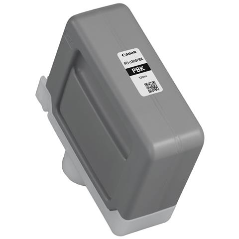 Canon PFI-3300PBK cartuccia d'inchiostro 1 pz Originale Nero per foto - Foto 1