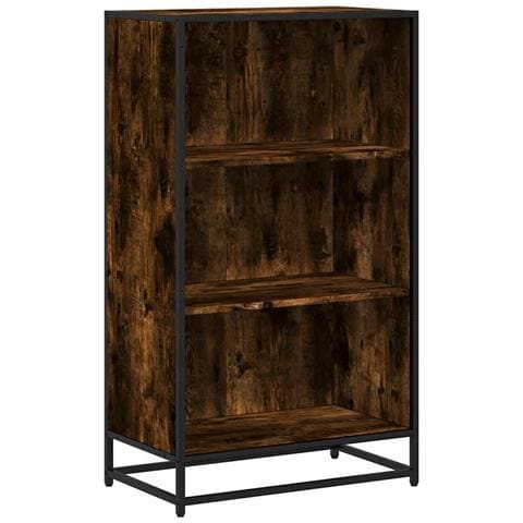 Libreria Rovere Fumo 60x35x107,5 Cm In Legno Multistrato - Foto 2