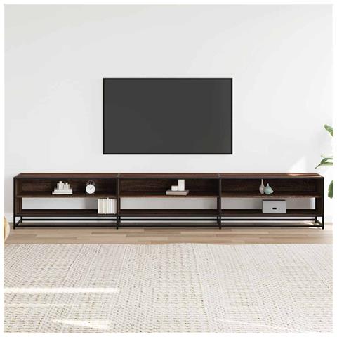 Mobile Tv Rovere Marrone 270x40x46 Cm In Truciolato - Foto 3