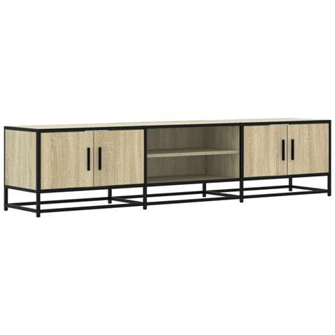 Mobile Porta Tv Rovere Sonoma 180x35x41 Cm In Truciolato - Foto 2