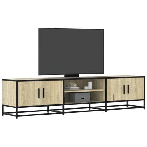Mobile Porta Tv Rovere Sonoma 180x35x41 Cm In Truciolato - Foto 1