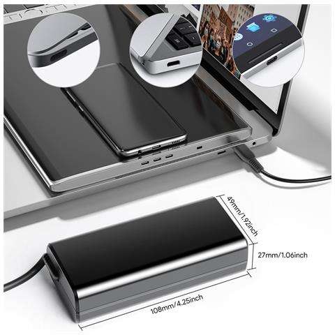 WMDHR-BTI adattatore e invertitore Interno 65 W Nero - Foto 5