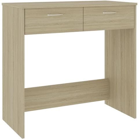 Lusso Casadino -  Scrivania Rovere Sonoma 80x40x75 Cm In Legno Multistrato - Foto 1