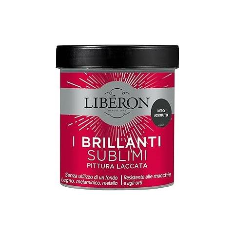 Pittura Laccata I Brillanti Sublimi Nero Assoluto 500ml - Foto 1