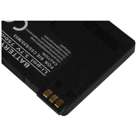 Batteria Eba-510 Siemens C55 C60 S55 M55 Li-polymer 3.7v 750mah 2.8wh - Foto 2