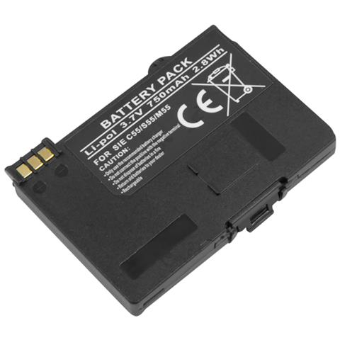 Batteria Eba-510 Siemens C55 C60 S55 M55 Li-polymer 3.7v 750mah 2.8wh - Foto 1