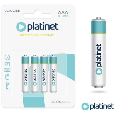 Confezione Da 4 Batterie Alcaline Aaa 1200 Mah Lr03 1,5 V, - Foto 2