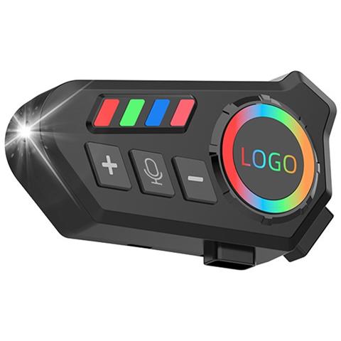 Auricolare Bluetooth 2-in-1 Per Casco Moto Con Microfono, Impermeabile Ipx8 - Foto 1