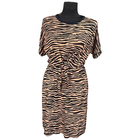 Abito Al Ginocchio Elegante Comodo Arancione Taglia 36 - Foto 1