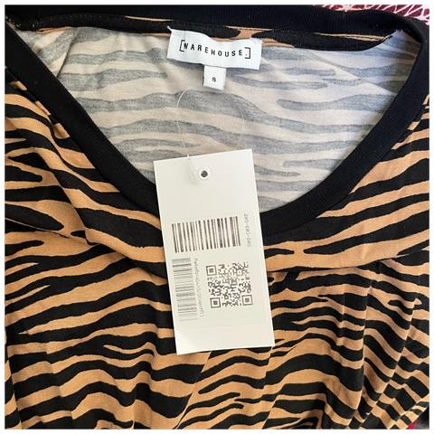 Abito Al Ginocchio Elegante Comodo Arancione Taglia 36 - Foto 4