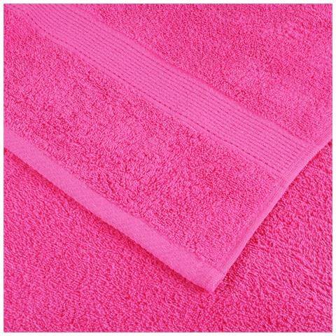 Asciugamani Premium SOLUND 2 pz Rosa 50x100 cm 600 g/m² - Foto 7