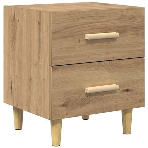Armadietto per letto rovere artigianale 40 x 35 x 47,5 cm - Foto 1