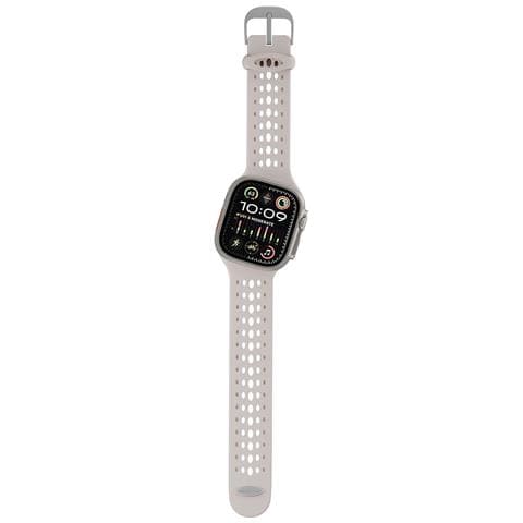 Bracciale In Silicone Ares O Per Apple Watch Da 44 A 49 Mm, Beige - Foto 5