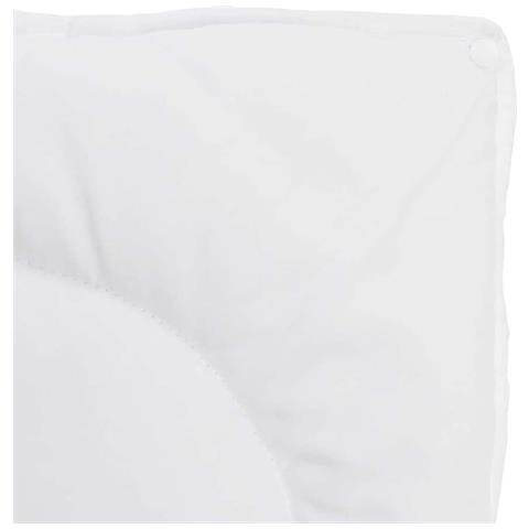 Piumone con Cuscino 2 pcs Bianco 140 x 220 cm Microfibra - Foto 9