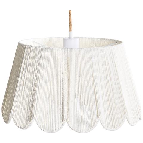 Lampadario Sebakwe Corda Di Carta Beige Chiaro - Foto 2