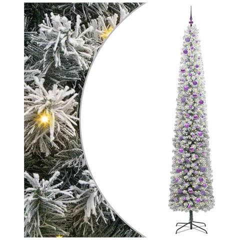 Albero di Natale artificiale con 300 LED Verde 270 cm - Foto 1