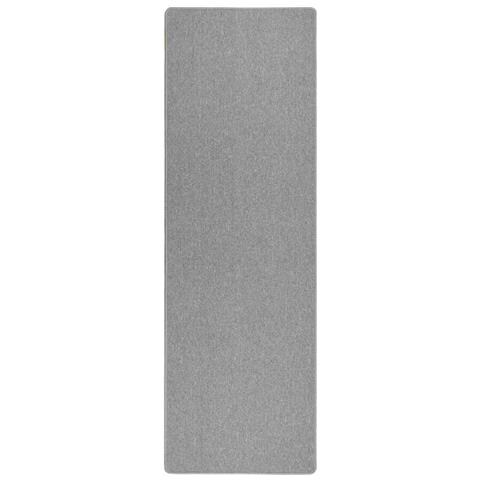 Runner in Moquette Grigio chiaro 80 x 500 cm 100% Polipropilene - Foto 1