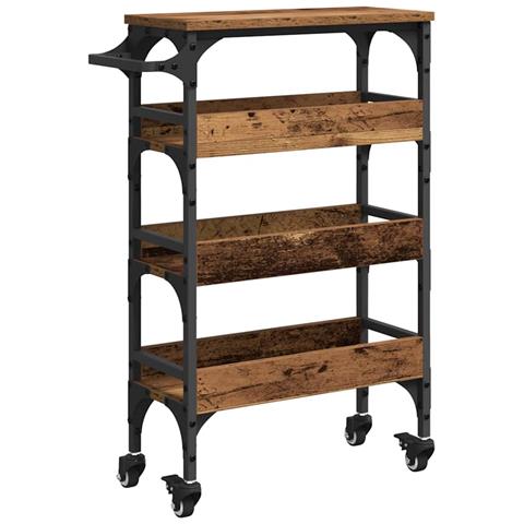 Carrello da Cucina Legno vecchio 53 x 20 x 76 cm - Foto 1