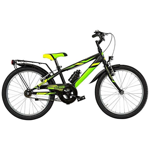 Bici Bimbo Mtb Misura 20 Mountain Bike Bambino Modello Stark Sr20sc 1v Completa Di Accessori - 27 Nero Verde Fluo Giallo Fluo Opaco - Foto 1