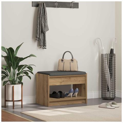 Panca per ingresso Rovere Artigianale 63 x 38 x 45 cm - Foto 2