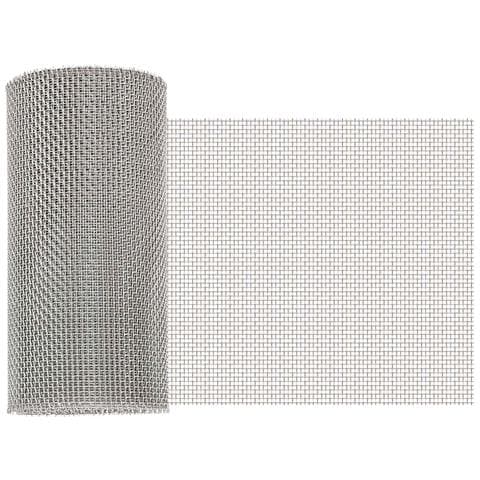 Rete per schermatura 20 x 200 cm 8 Mesh Argento - Foto 1