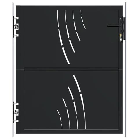 Cancello in acciaio nero opaco 1m NALI VELETA H. 120cm - Foto 3