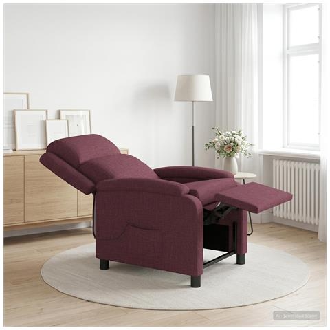 Poltrona Massaggiante Viola Tessuto - Foto 2