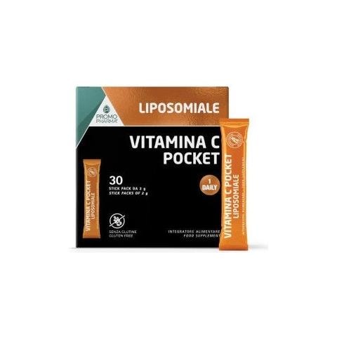 Vitamina C Lipos Pocket 30 Stick da 2 g - Foto 1