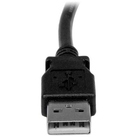 Cavo USB 2.0 A a B con angolare sinistro 3 m - M / M - Foto 2