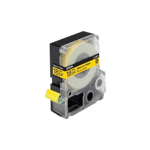 Nastro Lc-5ybp9 18mmx9mt Giallo Per Etichettatrice Epson Lw300 Lw400 Lw600 Lw700 Lw900 C53s626401 Nero Su Giallo Compatibile - Foto 2