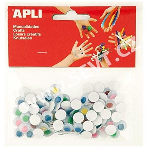 100 Occhi Colorati Mobili Adesivi 13266 - Foto 1
