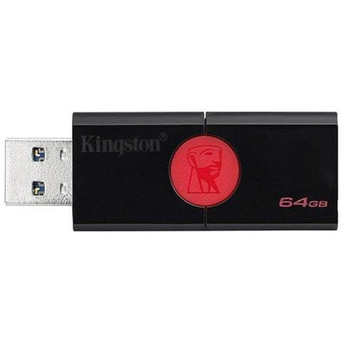 Chiavetta USB 32 GB DataTraveler 106 Interfaccia USB 3.0 Colore Nero / Rosso - Foto 2