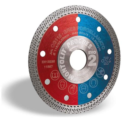 Disco Diamantato 115 Mm Cermont Cg115 Per Gres E Ceramica Dura - Foto 4