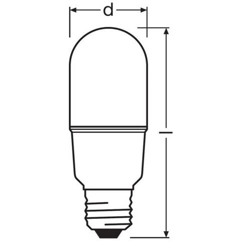 Lamp. Star Stick Fr. 8/806L E27 W - Foto 1