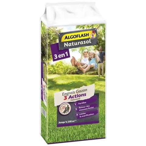 Engrais Gazon Ag3bio250 3 Actions Naturanid - 10 Kg - Foto 1