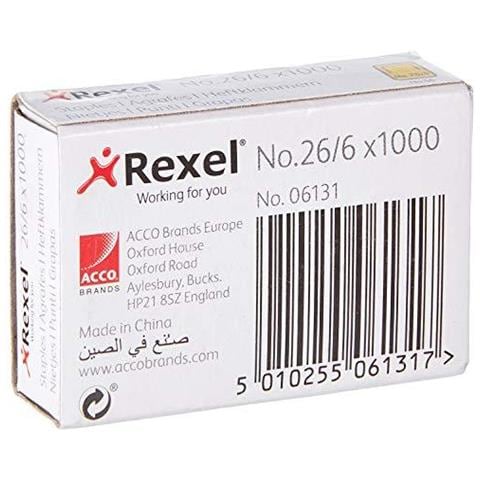 No. 56 266 Mm Staples Standard Per La Pinzatura Fino A 20 Fogli Luso Con Desktop Cucitrici E Pinze Box 1000 Acco6131 - Foto 4